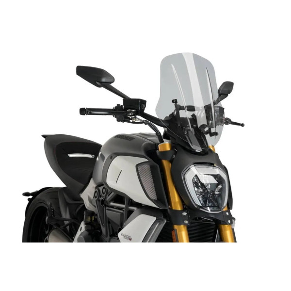 Puig Puig adjustable touring screen | light smoke | ducati diavel 1260 2019>current